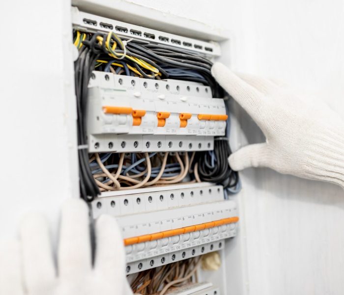 Installing or repairing electrical panel